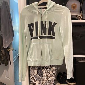 PINK Victoria's Secret Light Blue Hoodie